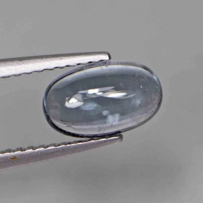 Piedras preciosas sueltas color azulado corte cabujón ovalado turmalina natural de 1,39 quilates Foto 1 de 4