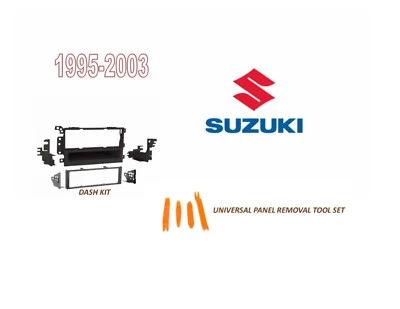 KIT DE INSTALACIÓN para SUZUKI 1995-2003 Select Models para ESTÉREO DE COCHE, JUEGO DE HERRAMIENTAS Foto 1 de 2