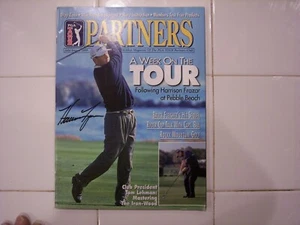 PGA TOUR PARTNERS MAGAZINE SIGNED HARRISON FRAZAR AUTOGRAPH JULY/AUG 1999 - Picture 1 of 12