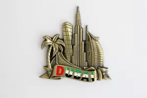 3D -DUBAI - UAE - Souvenir Fridge Magnet Kitchen Decor Holiday Gift -Metal - Picture 1 of 131