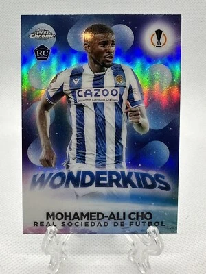 2022-23 Topps Chrome UEFA Club Wonderkids RC Refractor Mohamed -Ali Cho W-11 - Image 1 of 2