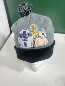 Star Wars Boys Knit Hat One Size RD D2 Characters - Picture 1 of 8