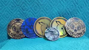 Pokemon Coins 6 pieces random sets - Picture 1 of 2