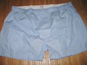 BROOKS BROTHERS Classic BOXER SHORTS Size 48 Cotton TRADITIONAL Fit Blue NEW - Picture 1 of 2