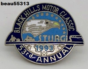 ⭐"VERY RARE" 1993 STURGIS CHAMBER SOUTH DAKOTA 53rd ANNUAL HARLEY RALLY PIN - Picture 1 of 1