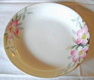Vintage Noritake Azalee 7 1/2" Suppenschüssel ~ handbemalt rosa Blumen Japan ~ - Bild 1 von 7