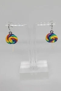 Adorable Lollipop Candy Earrings - Picture 1 of 3