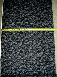 Camo Camouflage Silver Black C8000 Timeless Durable Cotton Fabric - Picture 1 of 2