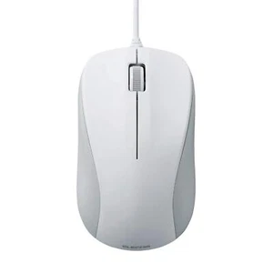 ELECOM Laser Mouse USB 3 Button ROHS Directive compliance M-S2ULWH/RS White NEW - Picture 1 of 2
