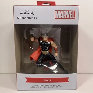 Hallmark Red Box Marvel Comics Thor Christmas Tree Ornament Holiday Decoration - Picture 1 of 2