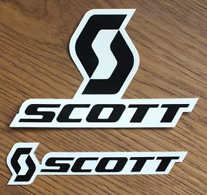 Scott 2 X Sticker Aufkleber Adesivo Ski Snowboard bike mtb bmx - Bild 1 von 3