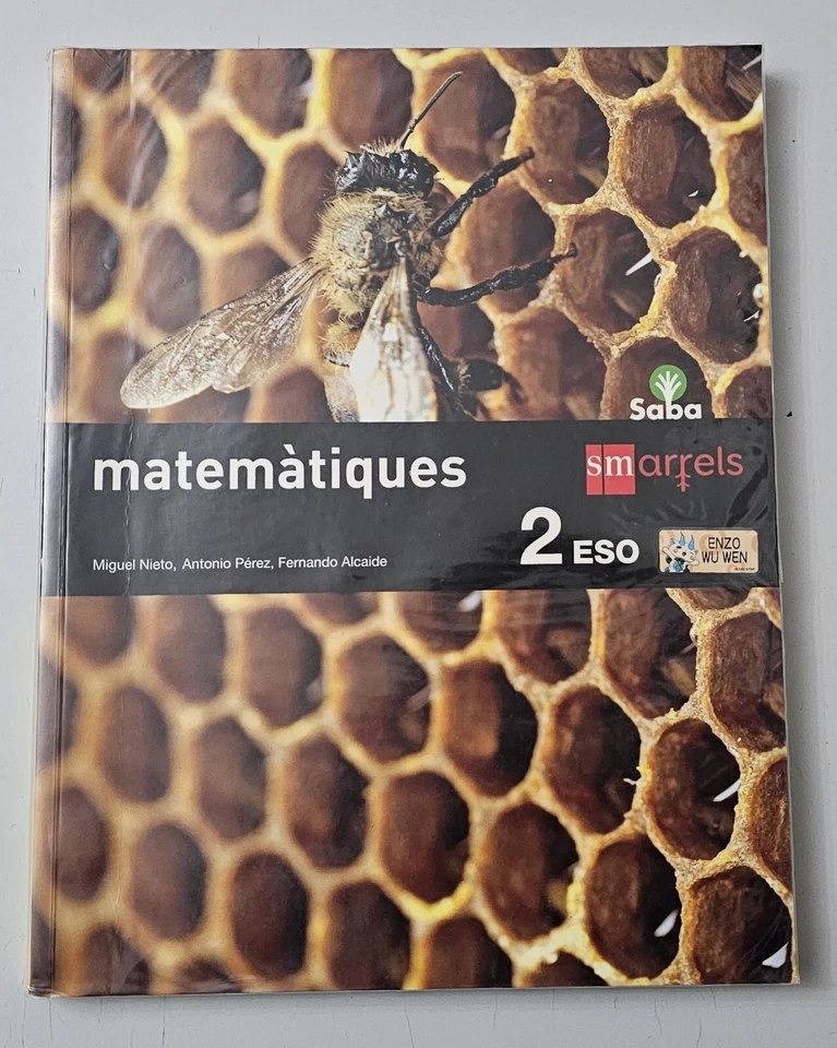 LIBRO MATEMATIQUES 2° ESO Spain SM 2016 - Imagen 1 de 4