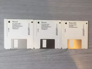 Fax Printer Installation Software Macintosh Mac Install 3.5" Floppy Discs Retro - Picture 1 of 1