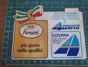 FIORUCCI SALUMI 1987  STICKER VINTAGE NEW ORIGINAL - Bild 1 von 2