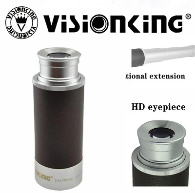High Power Monocular telescope Visionking 20x50 BAK4 Prism Gift Portable  - Image 1 of 4