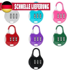 Asiproper Vorhängeschloss Zahlenschloss 3 Stellig,Schrank Spind Schloss Mini Pas - Bild 1 von 15