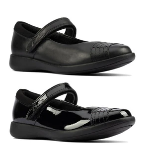 *OFERTA* ZAPATOS ESCOLARES CLARKS GRABADOS DISEÑO ARCO IRIS PARA NIÑAS - Imagen 1 de 11