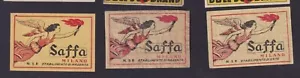 3 Ancienne étiquette Allumettes Maroc BN180016 Femme Saffa - Picture 1 of 1