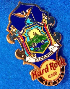 NEW YORK CITY HRC CORE HEADSTOCK SERIES NEW YORK STATE FLAG Hard Rock Cafe PIN - Picture 1 of 1