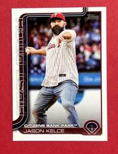 JASON KELCE ~ 2025 Topps FP-1, Series 1 ~ First Pitch Citizens Bank Park - Bild 1 von 6