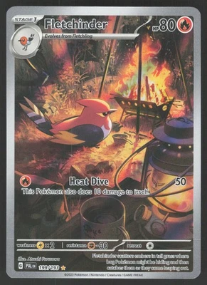 Fletchinder 199/193 Illustration Rare Pokemon TCG SV02: Paldea Evolved NM - Image 1 of 2