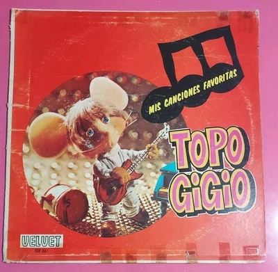 Topo Gigio Mis Canciones Favoritas Pepino Mazzullo VELVET TOP-001 VG-/G+ #7138 Foto 1 de 4