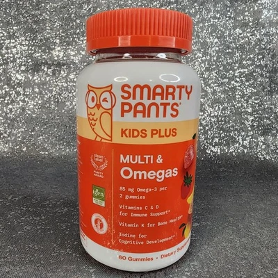 Smarty Pants Kids Plus, Multi & Omegas 60 gomitas 🍋🍊🍓 EXP 3/2027 Foto 1 de 4