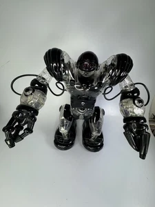 Vintage WowWee Robosapien RS Clear/Black Interactive Robot 14” No Remote - Picture 1 of 8