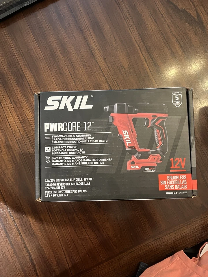 SKIL PWRCORE 12V Kit Taladro Destornillador Sin Escobillas con Batería y Cargador DL529002 Foto 1 de 4