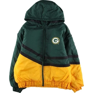 Vintage '90'S Green Bay Packers Men's XL Padded Hoodie/Puffer Jacket (NFL Je... - Picture 1 of 14