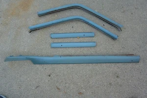1962 Ford Galaxie 500 2 door sedan REAR garnish trim moldings - Picture 1 of 3