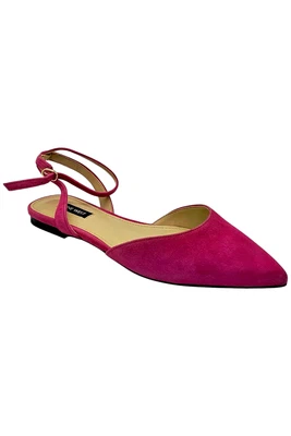 Nine West Women's Briy Ballet Flat Pink Suede - Image 1 of 3