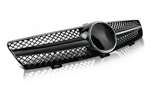 Grille Grill 1 For AMG W219 CLS500 CLS600 CLS BLACK Glossy Black - Picture 1 of 5