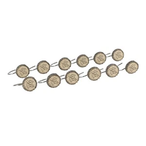 Camo Collage Shower Curtain Hook Set, Brown - Picture 1 of 3