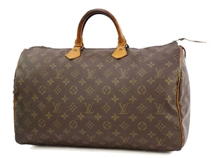 Authentic LOUIS VUITTON Speedy 40 Monogram Boston Handbag Purse #61260 - Picture 1 of 24