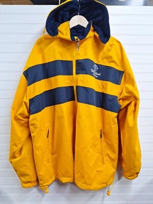Kelley's Island Lake Erie Boating Yell/Blue XXL Reversable Fleece Lined Jacket . - Image 1 of 4