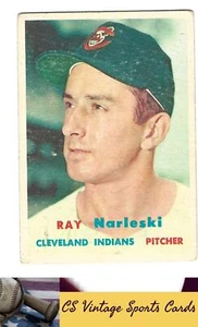 1957 Topps #144 Ray Narleski - Picture 1 of 2