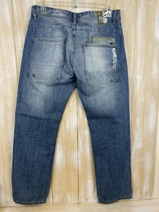 Ecko Unlimited Classic Straight Fit Jean Men Apparel Size 34/31 Camo Trim - Picture 1 of 10