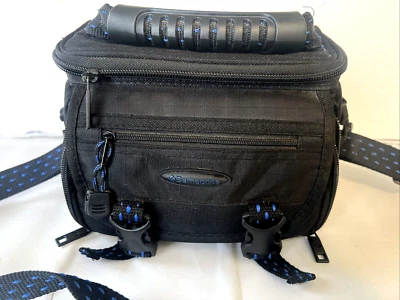 Samsonite Digital Camera Bag carrying Case Pouch Black and blue Small accessory - Image 1 of 4