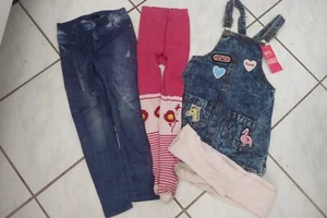 neuer Jeansrock m.Etikett,Strumpfhose gebraucht,guter Zustand,Gr. 116++Geschenke - Bild 1 von 3
