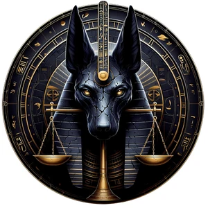 Calcomanía Anubis Antiguo Dios Egipcio del Más Allá 3" Egiptología Egipto Mito - Imagen 1 de 1