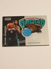 2000-01 Topps Stadium Club Game-Worn Jersey Michael Dickerson Vancouver