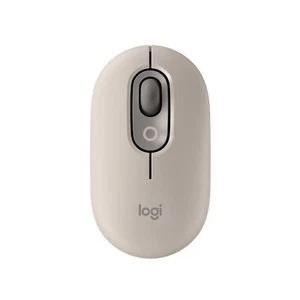 Logitech POP Mouse Silent Wireless Mouse Soft Grey Minimalist Design - Picture 1 of 9