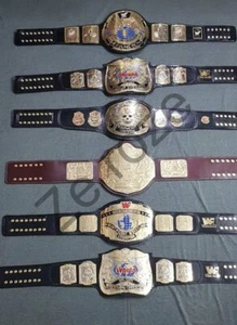 Tag Team HH, IC, Smoke Skull, Tag Team, Big Eagle and Big Gold Replica 6 Belts - Picture 1 of 1