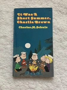 Vintage It Was a Short Summer Charlie Brown Charles Schulz 1971 First Printing - Picture 1 of 6