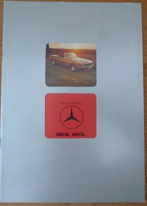 Mercedes-Benz 350SL 450SL R109 UK market colour sales brochure 1979 - Picture 1 of 1