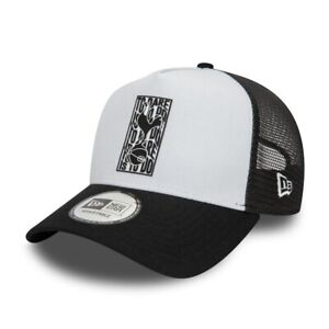 Tottenham Hotspur "Wordmark"E-Frame Black & White Trucker New Era Snapback Hat