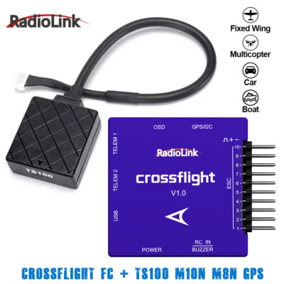Radiolink Mini Flight Control 10CH PWM OSD FC M10N M8N GPS Module for FPV Drone - Image 1 of 4