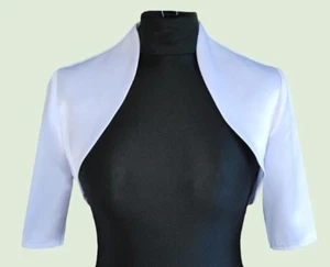 Bridal Jacket Satin Party Bolero For Wedding Dresses Bridal Coat Custom Made - Picture 1 of 7