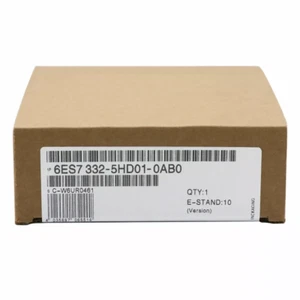 One SIEMENS 6ES7 332-5HD01-0AB0 Module New 6ES7332-5HD01-0AB0 - Bild 1 von 3